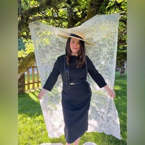 Old Hollywood Black Wiggle Dress – Retro Stage XXL (14)